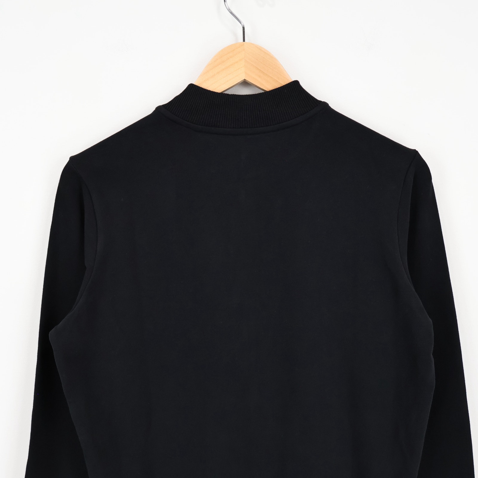 Universal Standard Zoe Half Zip Funnel Neck Top Sweatshirt Black 4xs 00/0 Nwt — image 5 of 7
